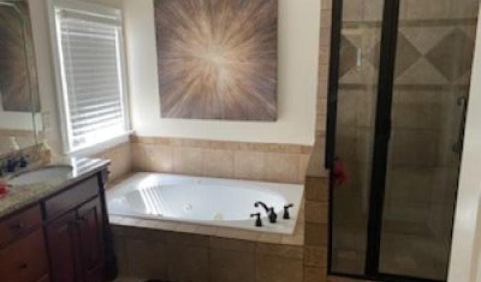 Master Bathroom With Shower and Tub