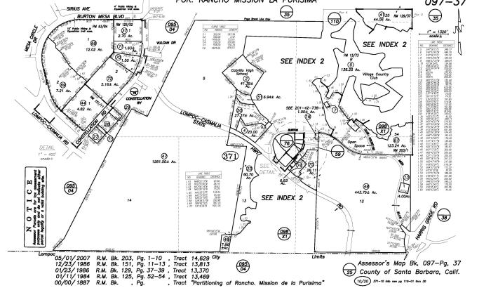 Santa Barbara county mapping